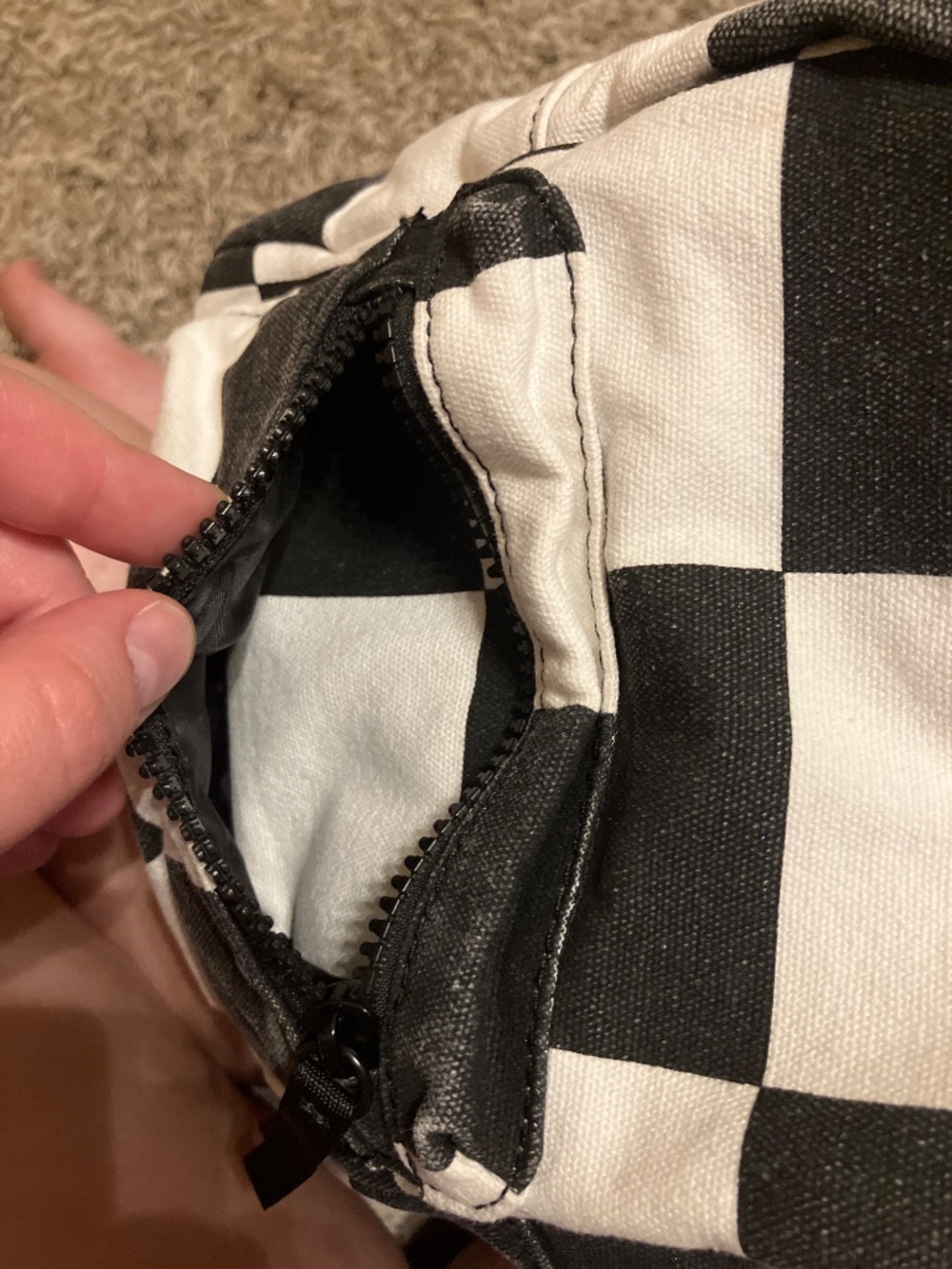 Checkered Mini Backback - Picture 3 of 4